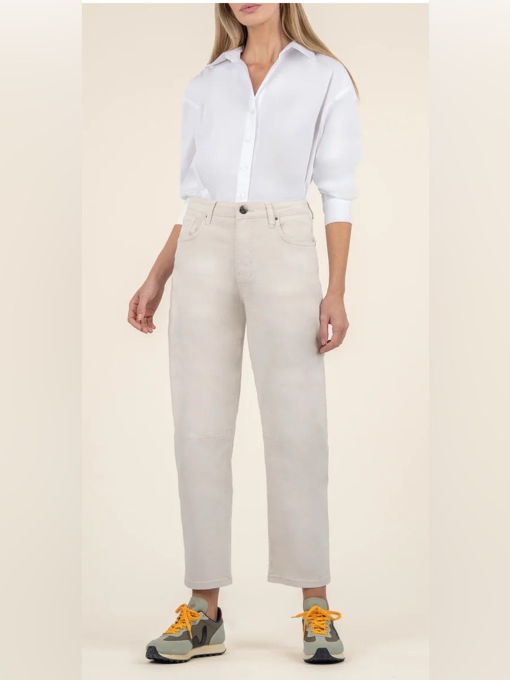 NWT KUT Ashley High rise slouchy barrel leg jeans boho casual size 10 Lagenlook - Picture 1 of 9